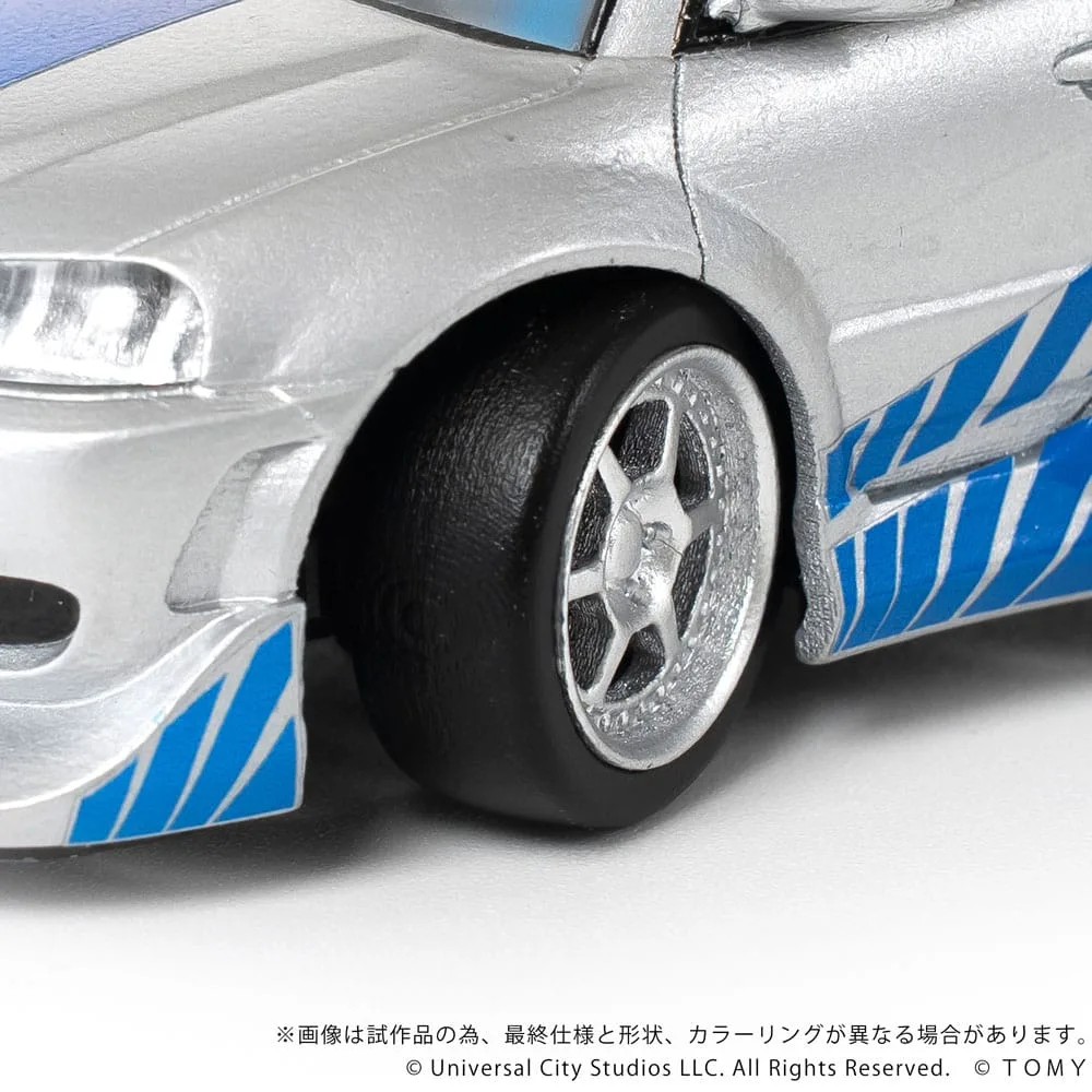 Fast & Furious Vehicle – Nissan Skyline GT-R R34 with Brian 9 cm 5