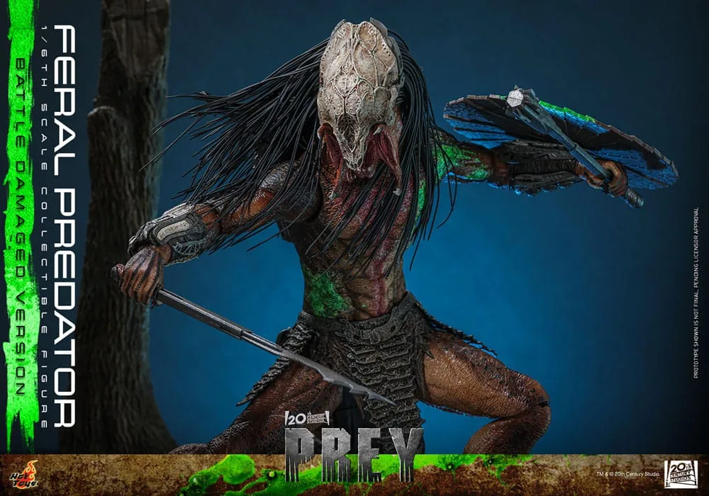 Prey Action Figure – Battle Damaged Feral Predator 37 cm 5