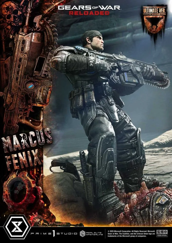 Gears of War Reloaded Statue – Marcus Fenix Ultimate 97 cm 19