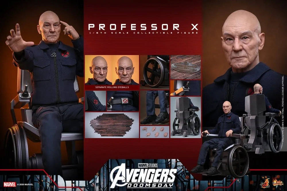 Marvel X-Men Action Figure – Professor X 1/6 Scale 25 cm 13