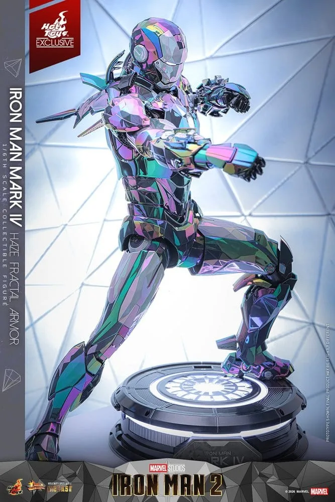 Iron Man 2 Action Figure – Mark IV Haze Fractal Armor 33 cm 17