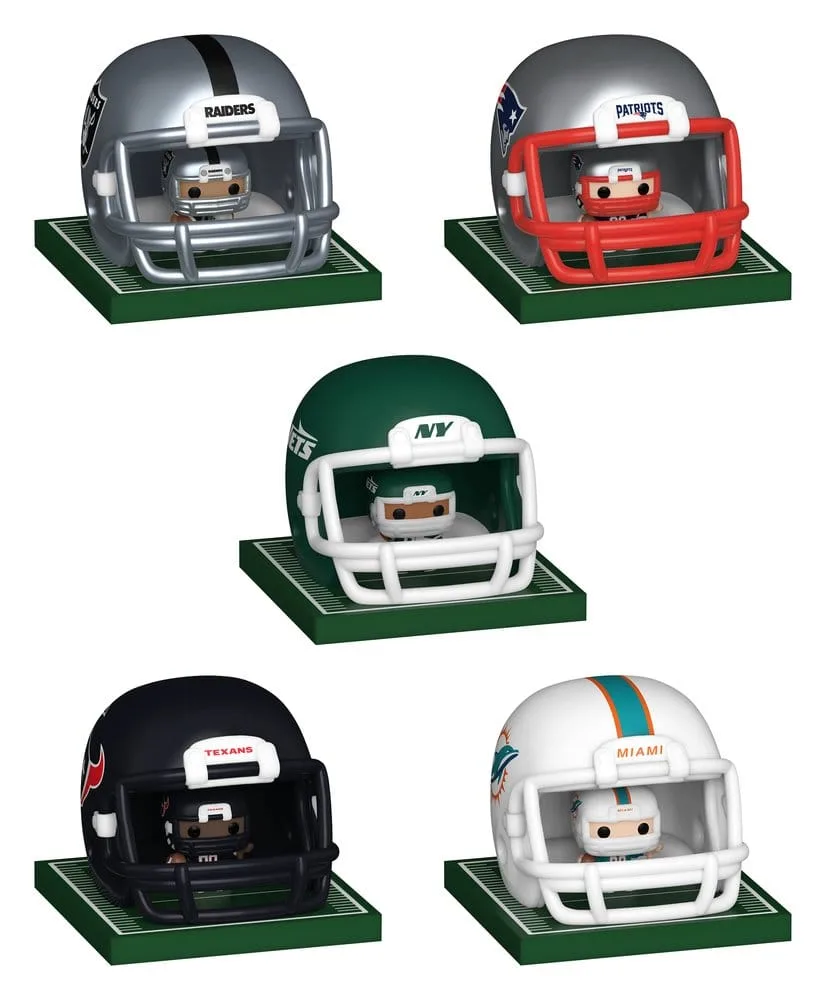 NFL Vinyl Figure Assortment – Bitty Pop Helmets AFC Series 1