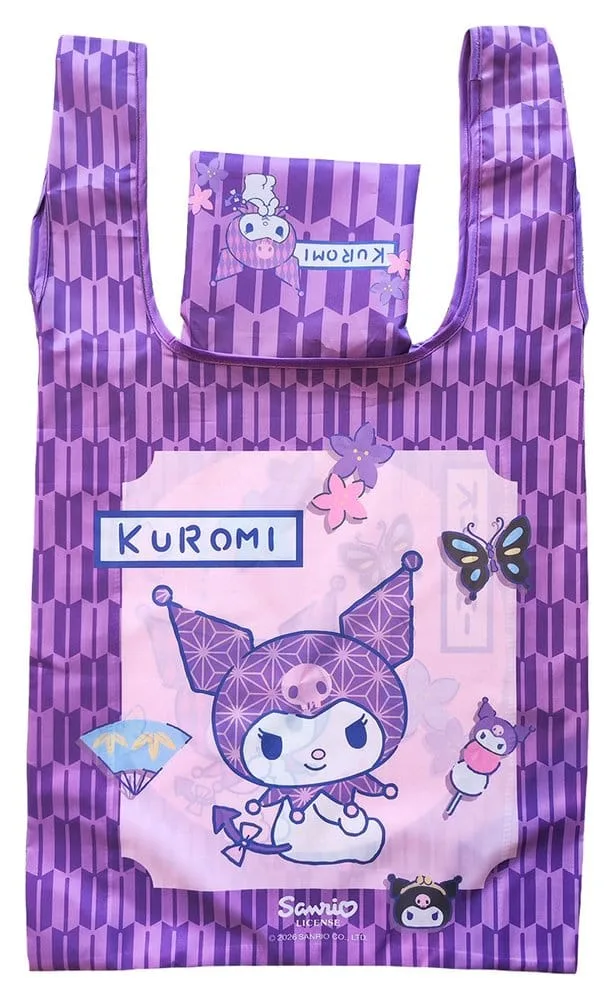 Sanrio Tote Bag – Kuromi Japanese Foldable 33 x 37 cm