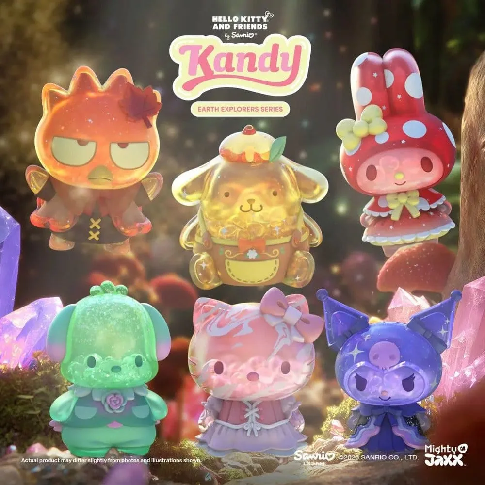 Sanrio Vinyl Figures – Kandy Blind Box Display of 6 4 inch 2