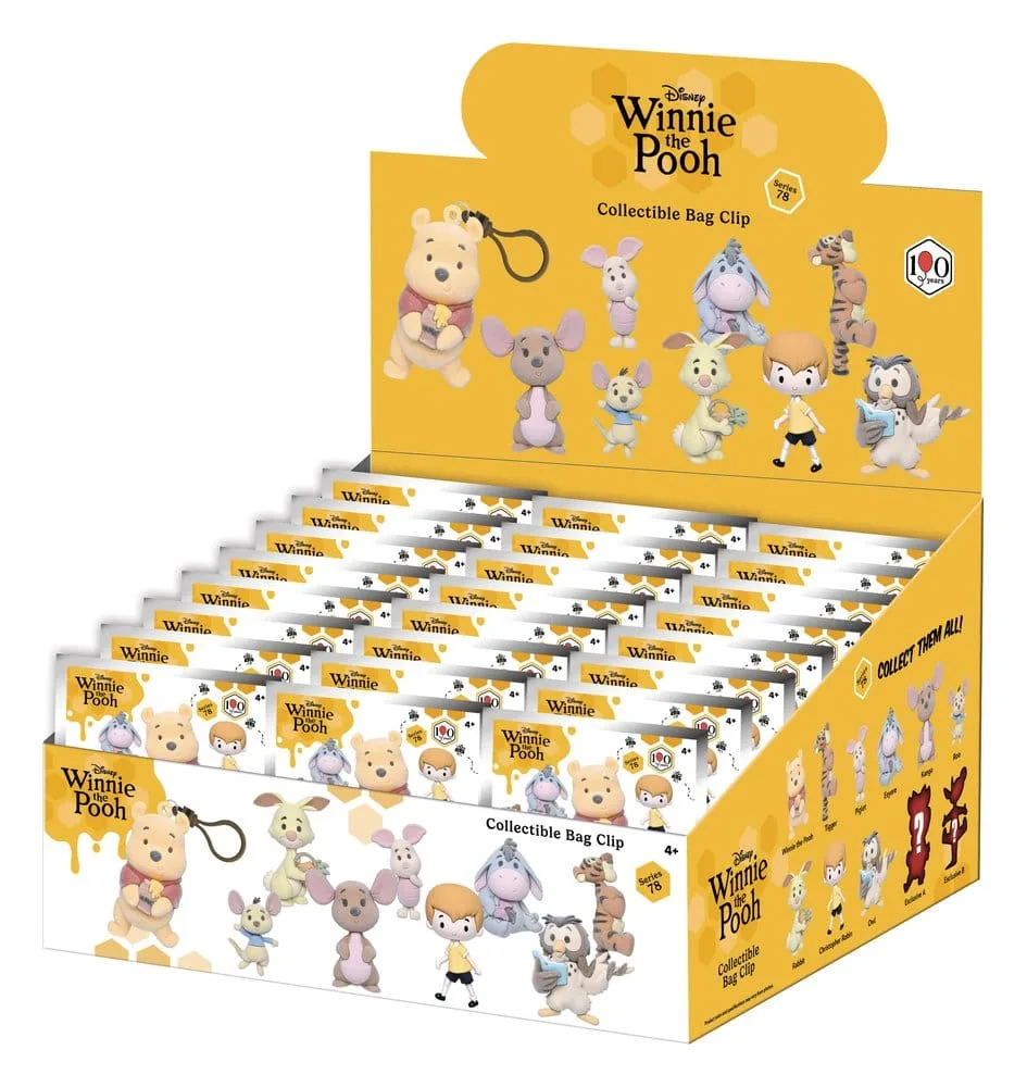 Winnie the Pooh Bag Clips – 100th Anniversary 24 Blind Bags