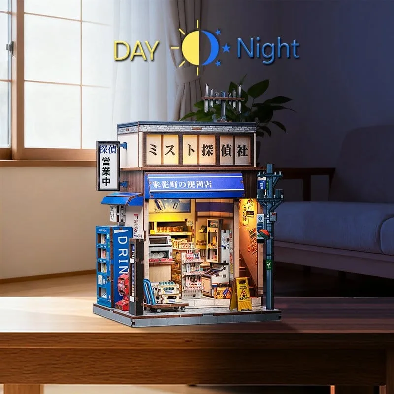 Miniature House Model Kit – Beika-cho Convenience Store 22 x 15 cm 24