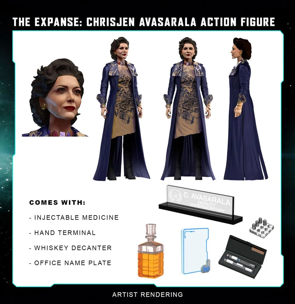 The Expanse Action Figure – Chrisjen Avasarala 20 cm