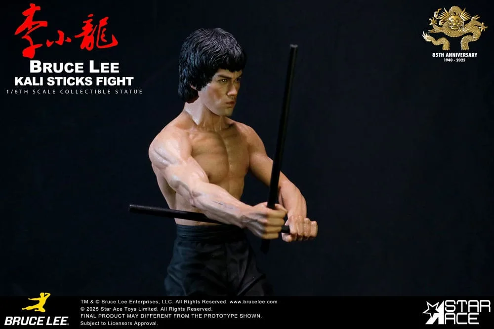 Enter the Dragon Statue – Bruce Lee Kali Sticks Normal Basement 30 cm 3