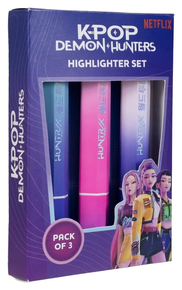 KPop Demon Hunters Highlighters – HUNTR/X 3-Pack 3