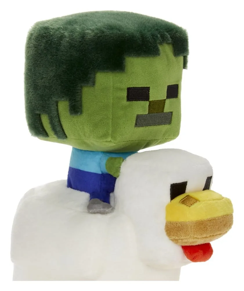Minecraft Deluxe Plush – Chicken Jockey 20 cm 6