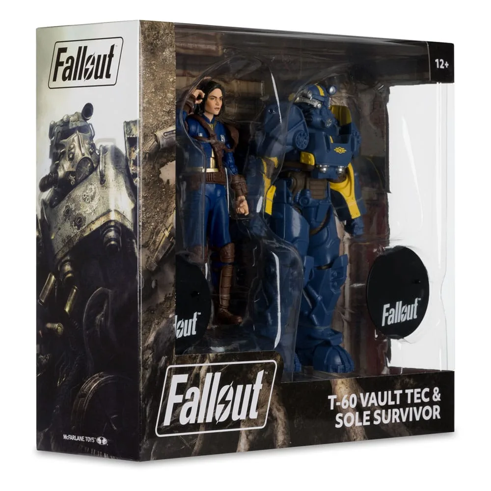 Fallout 4 Action Figures – T-60 Vault Tec & Sole Survivor 2-Pack 18 cm 9