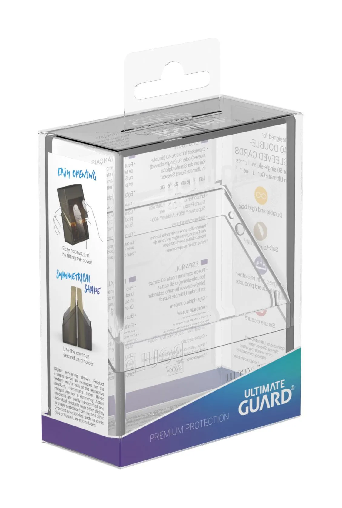 Ultimate Guard Deck Box – Boulder 40+ Clear 7