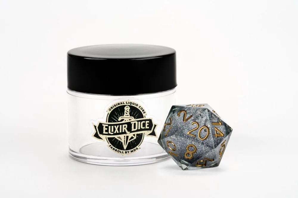 FanRoll Liquid Core Die – Elixir Vanishing Oil d20