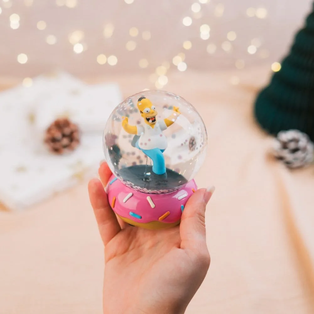 The Simpsons Schneekugel – Homer Simpson mit Donut 10 cm 7