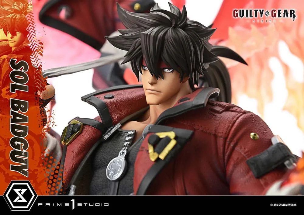 Guilty Gear Strive Statue – Sol Badguy Bonus Version 82 cm 30