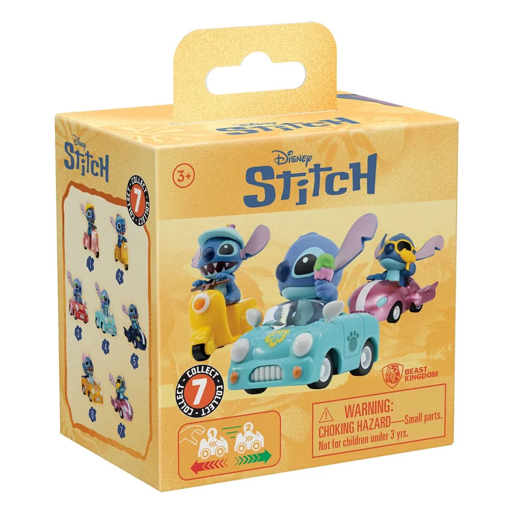 Lilo & Stitch Pullback Vehicles – Stitch Blind Box 12-Pack 4–6 cm 3