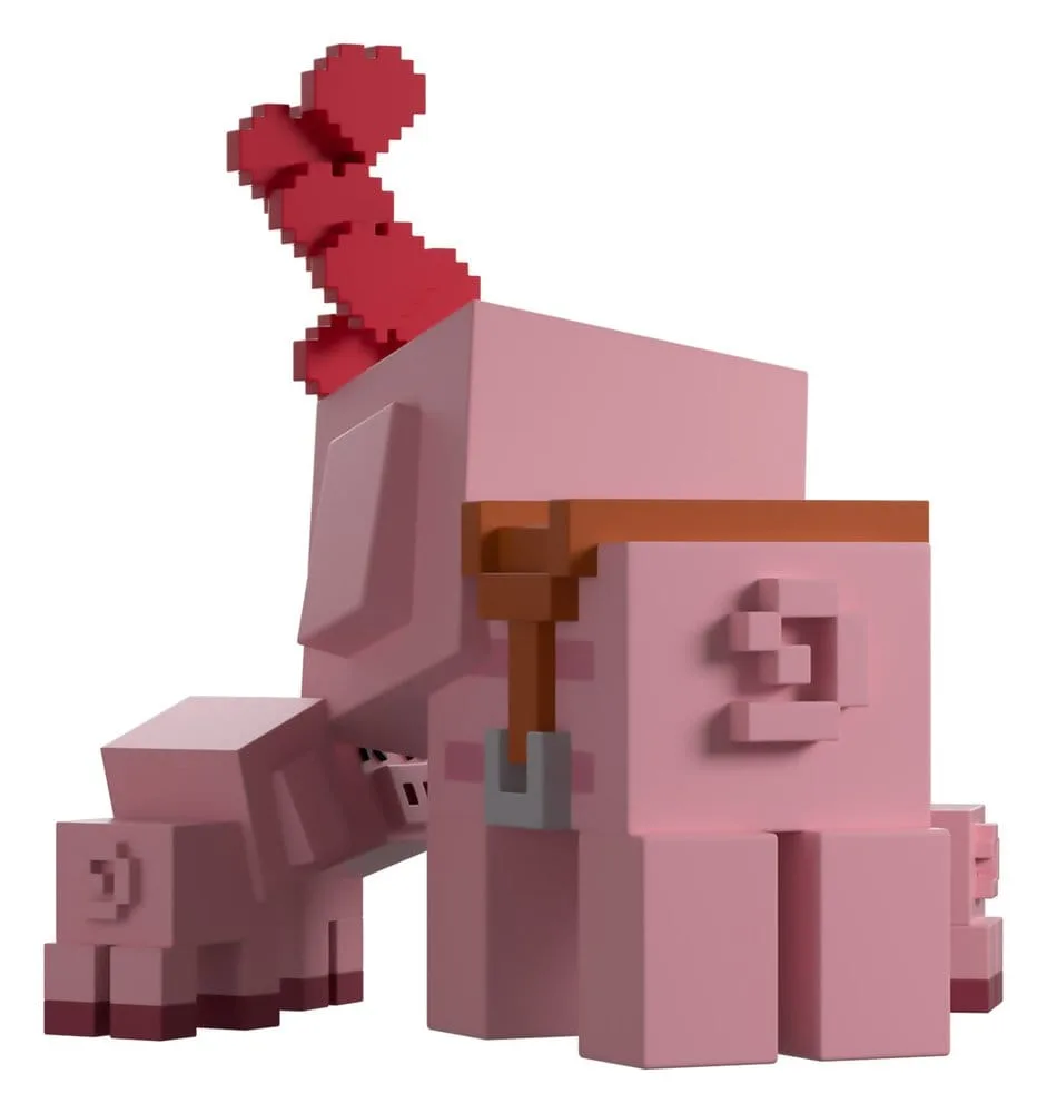 Minecraft Vinyl Figure – Youtooz Pig Family 8.6 cm 2