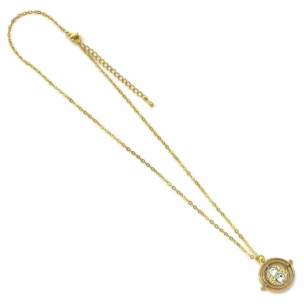 Harry Potter Necklace – Gold-Plated Fixed Time Turner 40 cm 3
