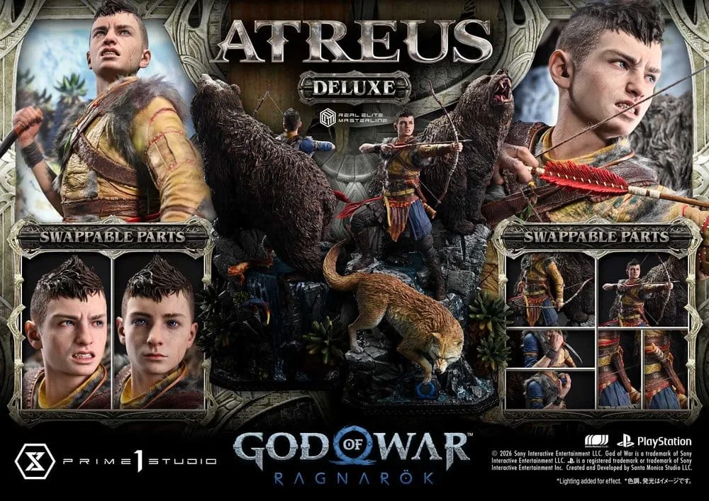God of War Ragnarok Statue – Atreus Deluxe 1/3 96 cm 2