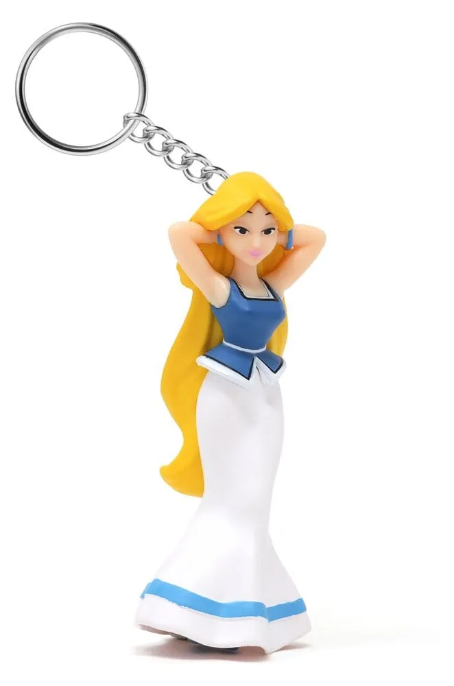 Asterix Keychain – Falbala Hands in Her Hair