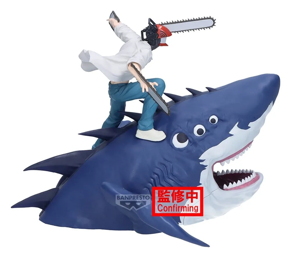 Chainsaw Man Statue – Figure Life Chainsaw Man & Beam 13 cm 2