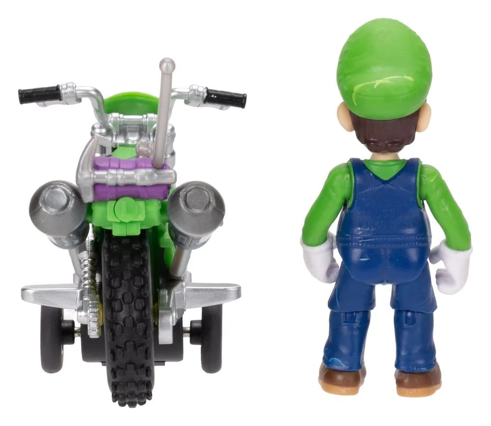 Super Mario Galaxy Movie Action Figure – Luigi with Motorcycle 6 cm 9
