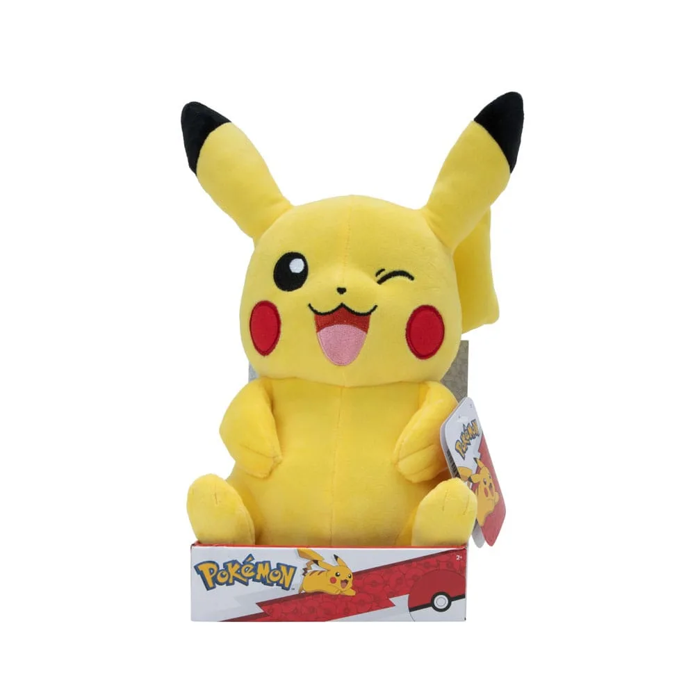 Pokémon Plush Figure – Winking Pikachu 30 cm 2
