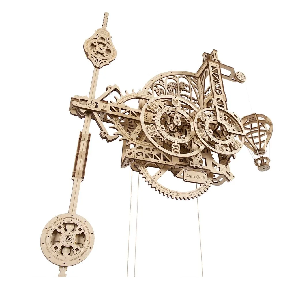Ugears Houten Modelbouwset – Aero Clock wandklok 23
