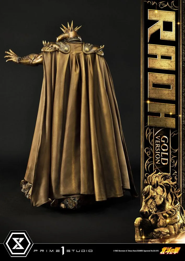 Fist of the North Star Statue – Raoh Gold Version 78 cm 5