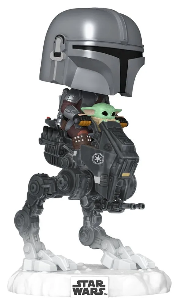 Star Wars Pop Rides Figure – Mandalorian Grogu AT-RT 9 cm