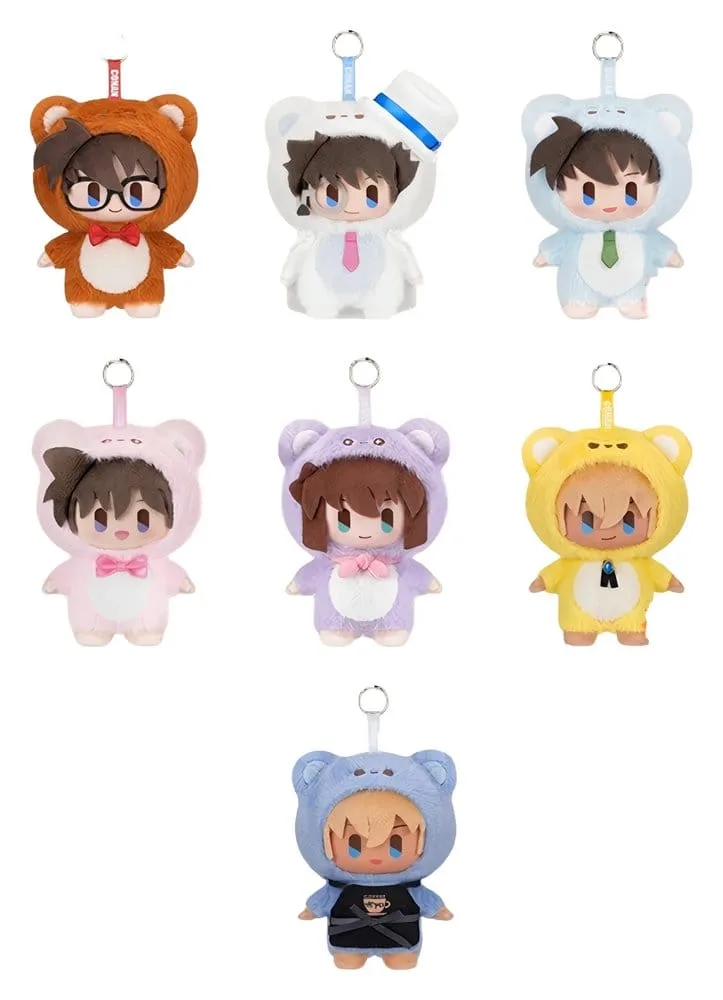Detective Conan Plush Figures – Bear Detective Blind Box 15 cm