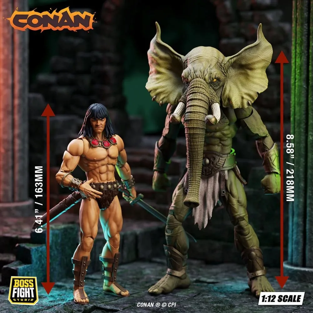 Conan the Barbarian Action Figure Set – Young Conan and Yag Kosha 10