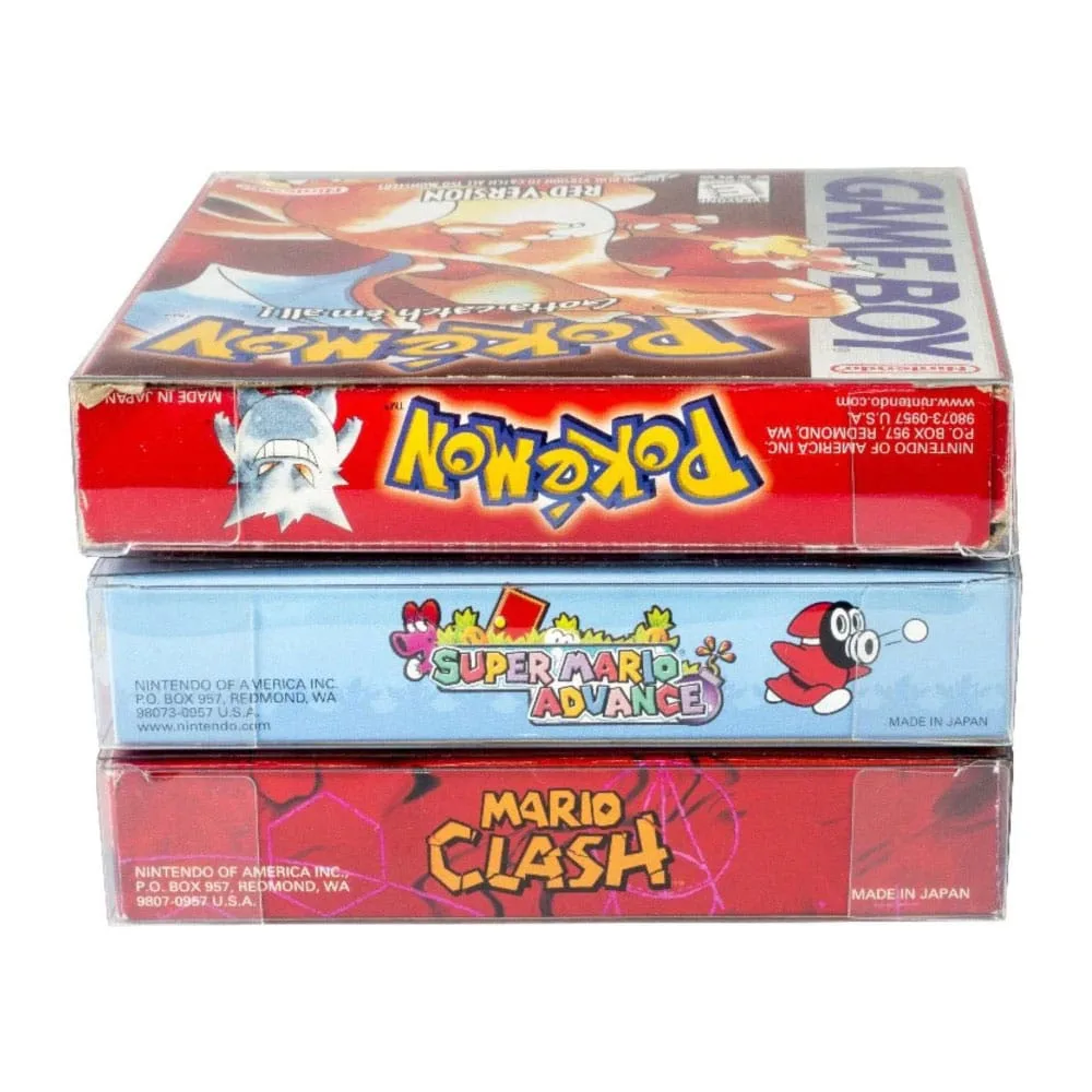 Game Boy and GBA Case Protectors – Clear PET Pack of 25 3