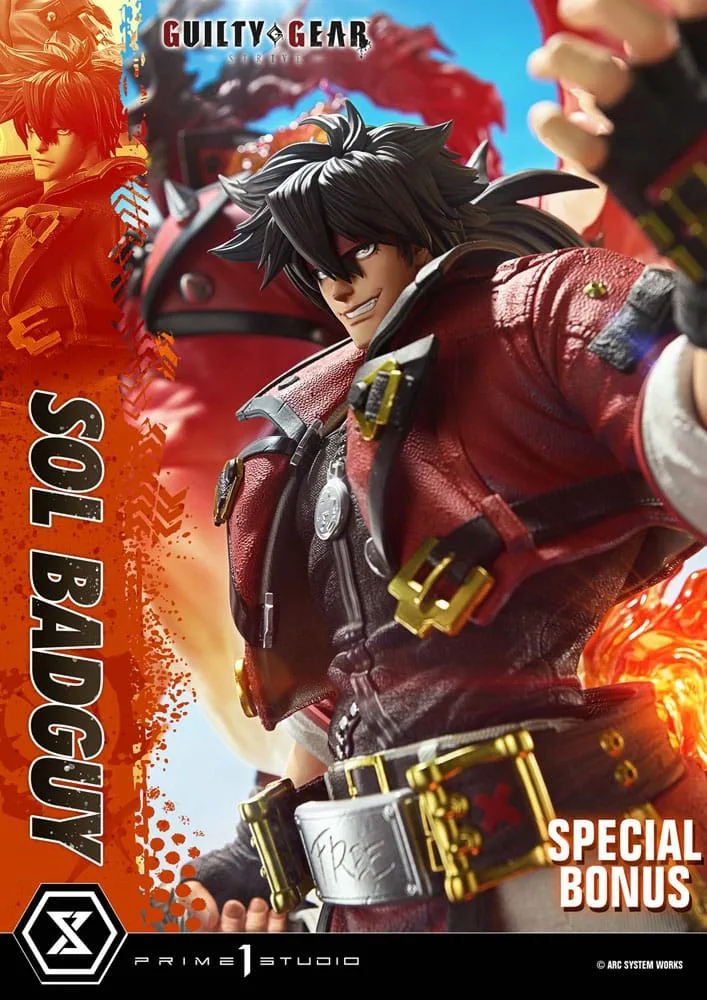 Guilty Gear Strive Statue – Sol Badguy Bonus Version 82 cm 8