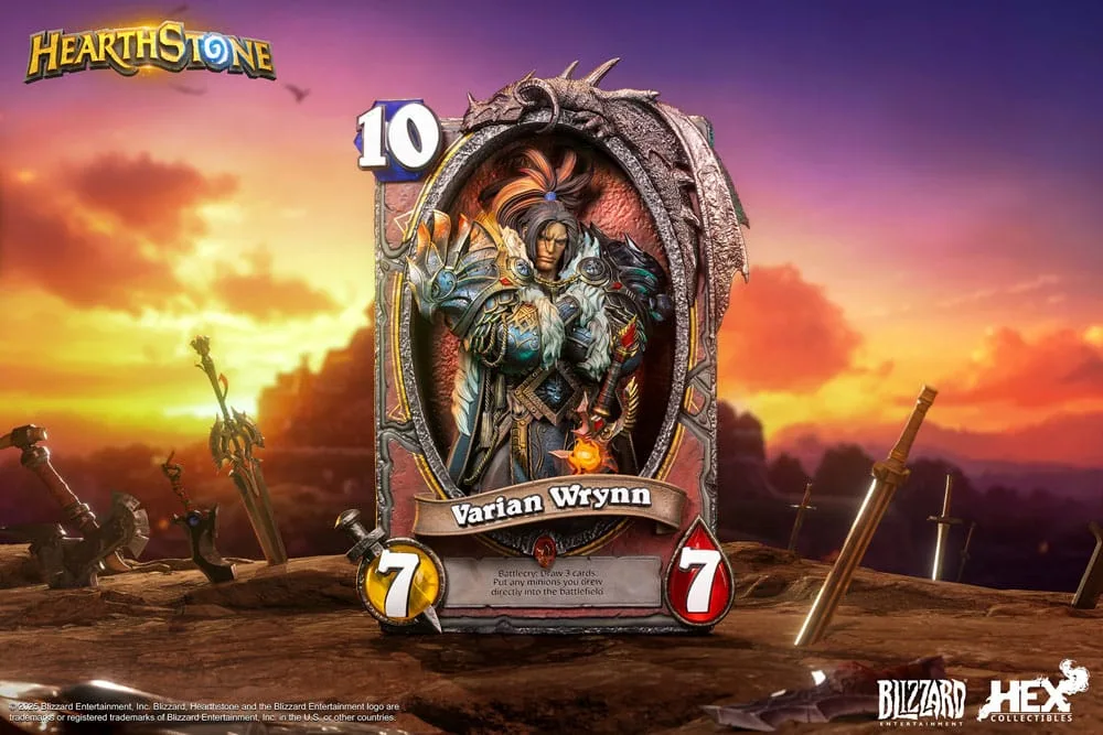 Hearthstone 3D Art Frame Statue – Varian Wrynn 31 cm 2