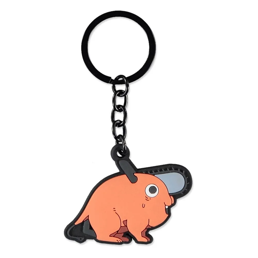 Chainsaw Man Rubber Keychain – Sitting Pochita 16 cm