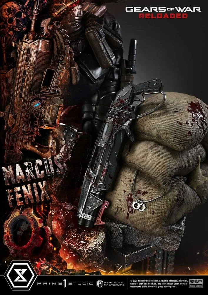 Gears of War Statue – Marcus Fenix Ultimate 97 cm 13