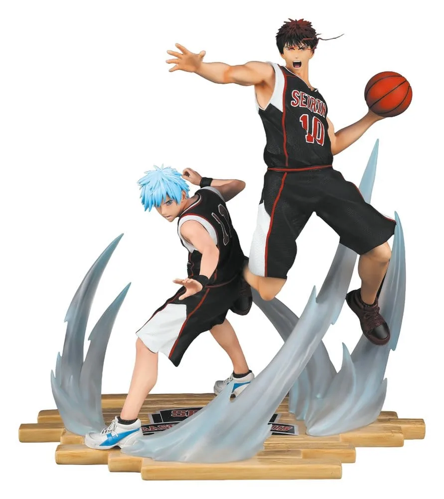 Kuroko’s Basketball Statue – Kuroko & Kagami Black Jersey 41 cm