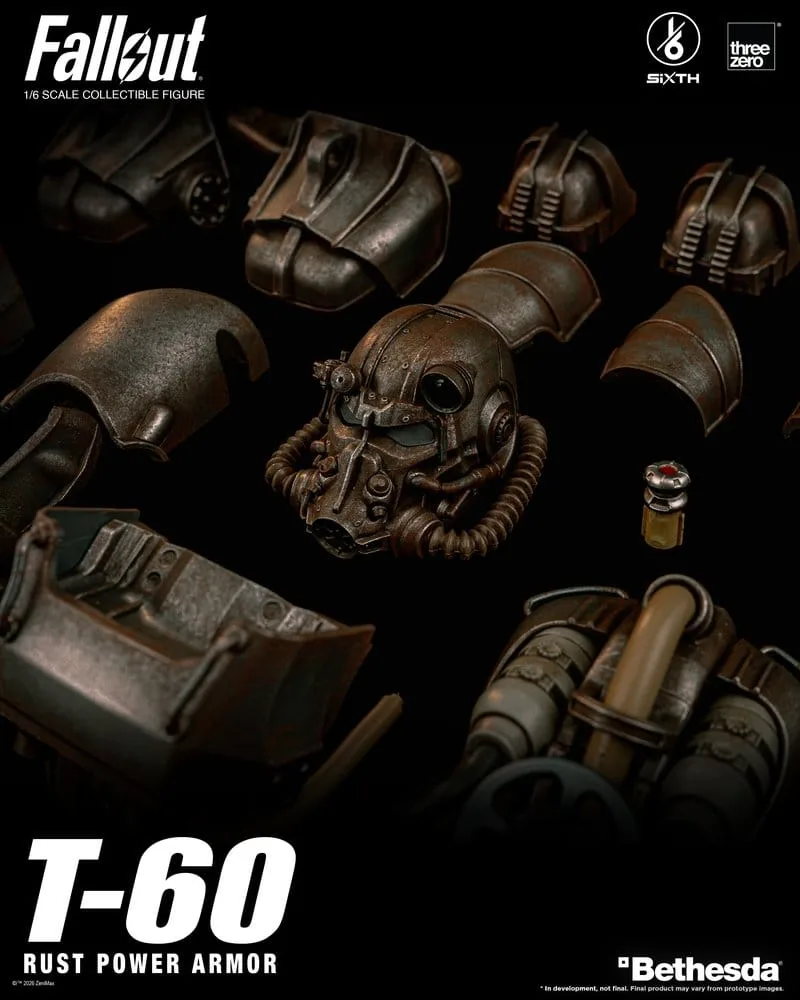 Fallout Action Figure – T-60 Rust Power Armor 1/6 9