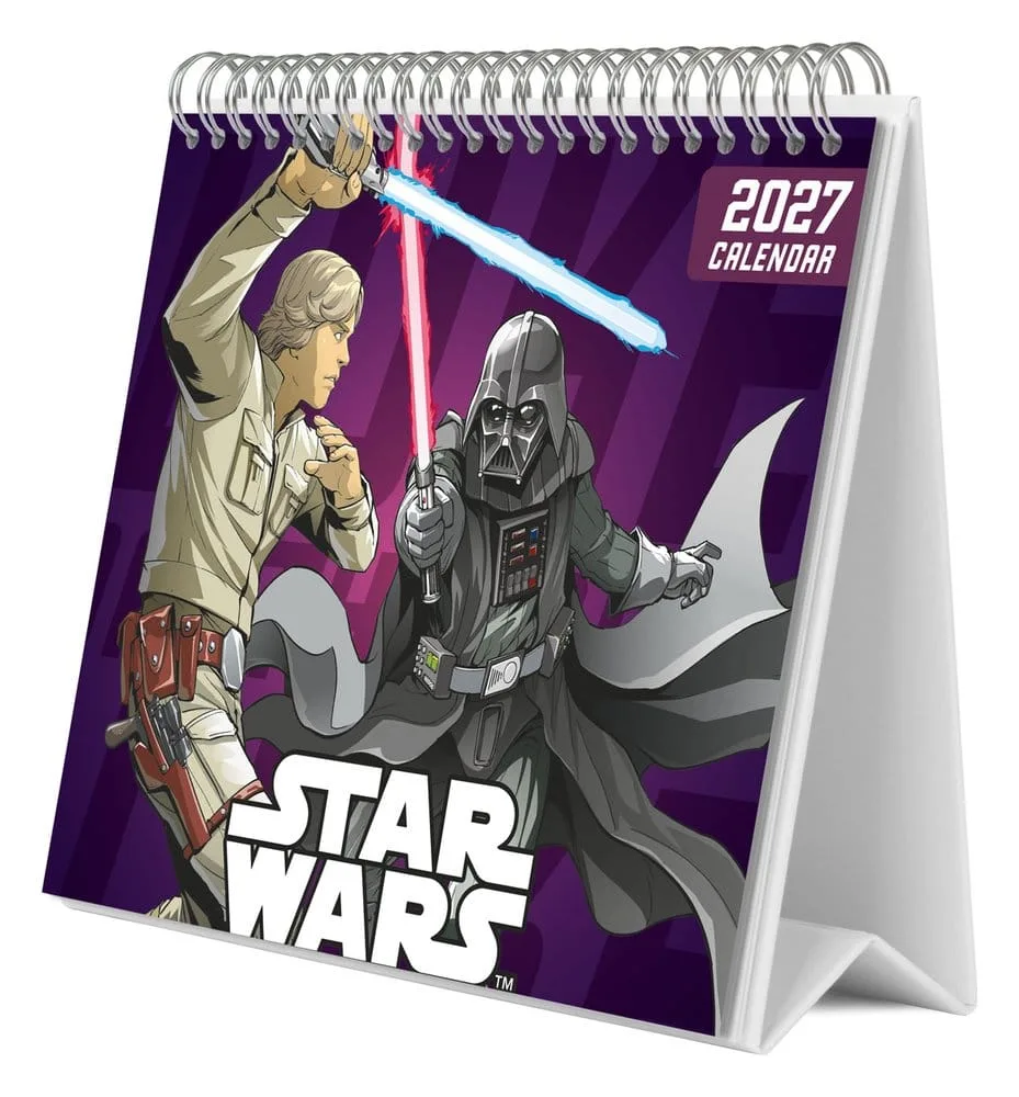 Star Wars Desk Calendar – 2027 19.5 x 16.5 cm