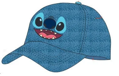 Lilo & Stitch Cap – Stitch Face Curved Bill