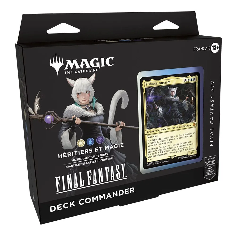 Magic the Gathering Final Fantasy Commander Decks – French Display of 4 11