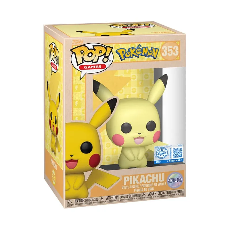 Pokémon Pop Games Vinyl Figure – Pikachu SftClr 9 cm 2