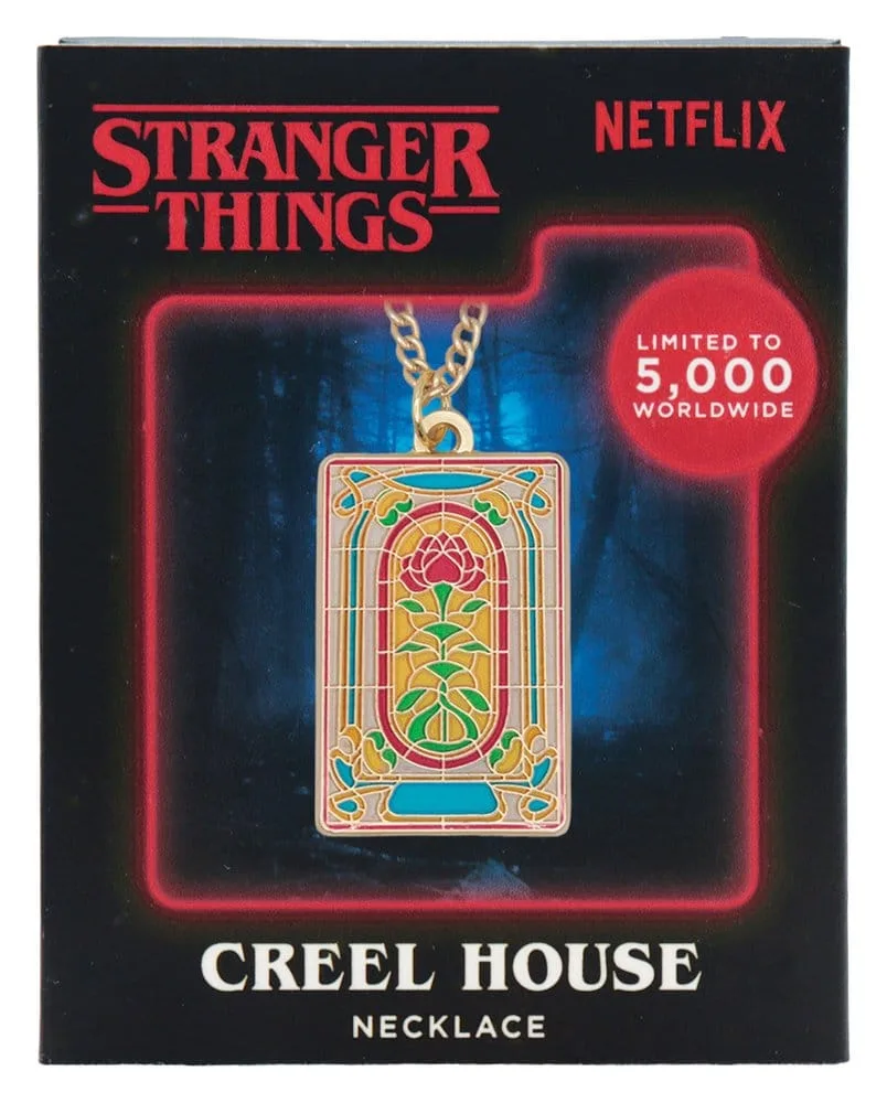 Stranger Things Necklace – Creel House Window 3 x 2 cm 8