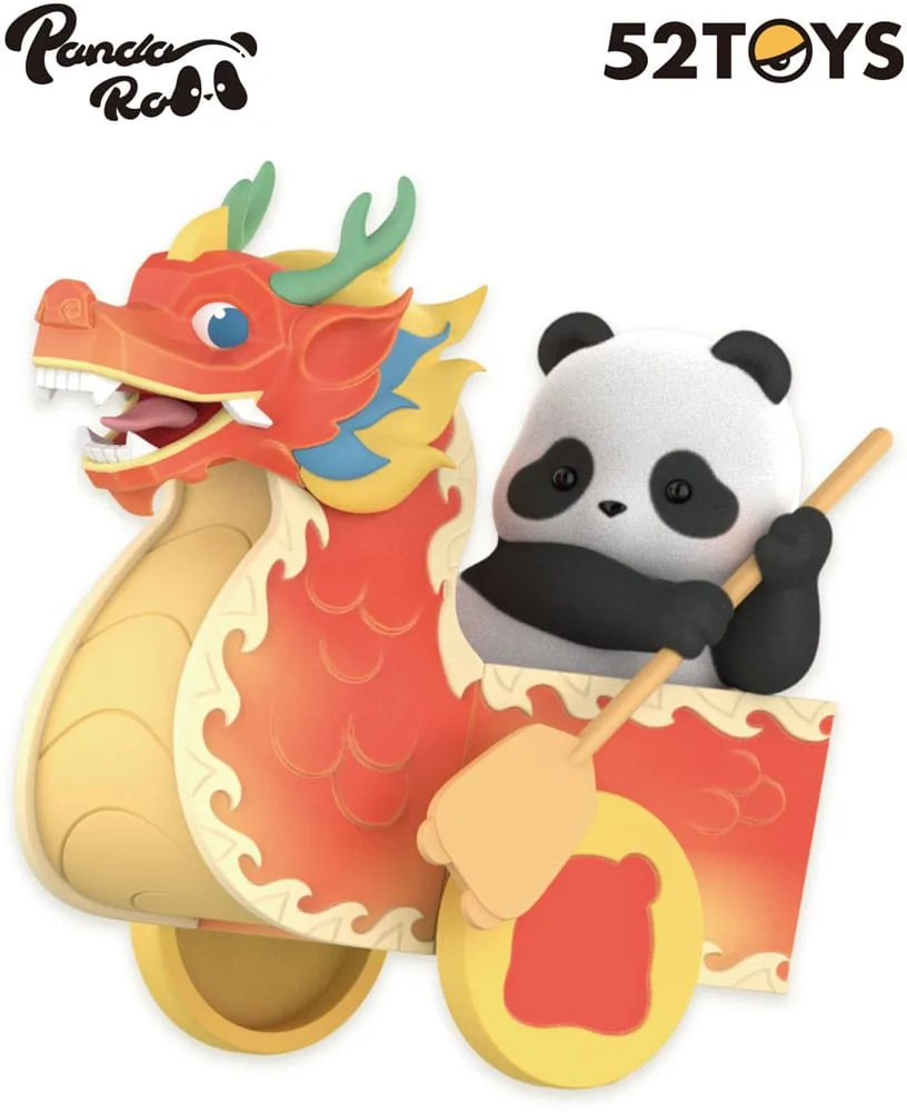 Panda Roll Blind Box Figures – Dragon Boat Racing Set of 4 10 cm 3