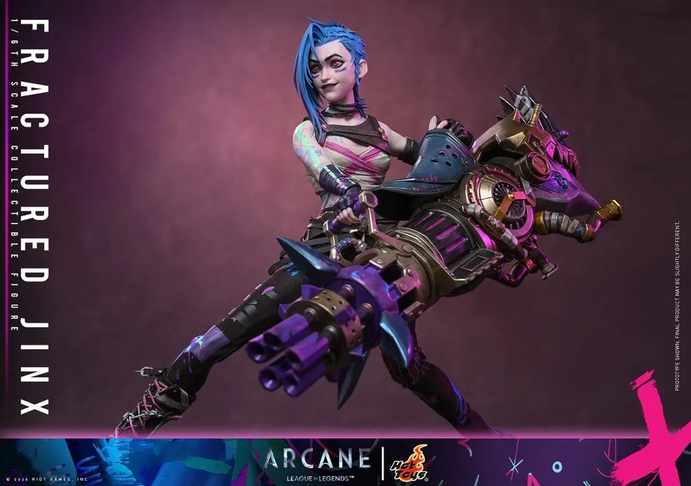 Arcane Action Figure – Fractured Jinx 1/6 28 cm 5