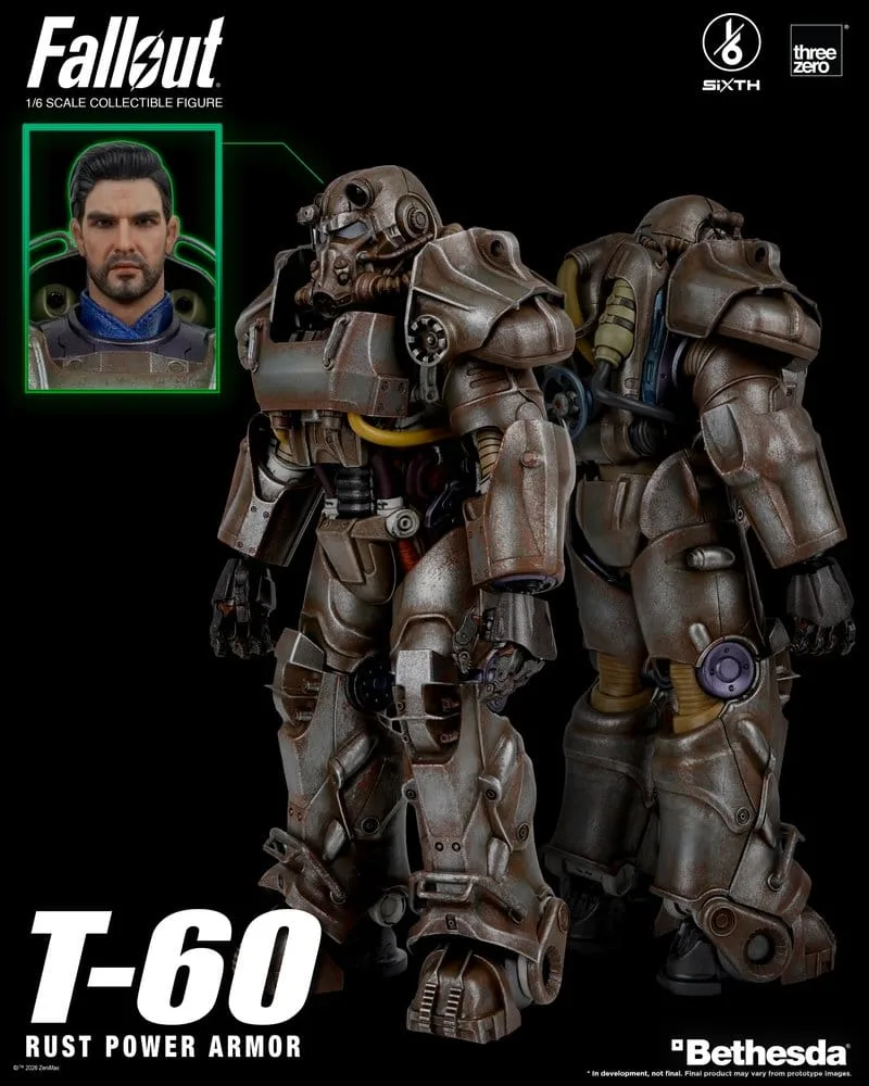 Fallout Action Figure – T-60 Rust Power Armor 1/6 10