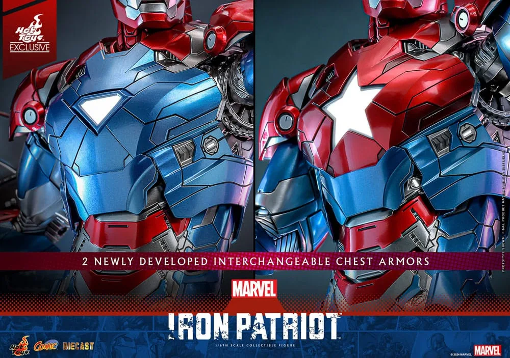 Marvel Action Figure – Iron Patriot Hot Toys Exclusive 1/6 32 cm 17
