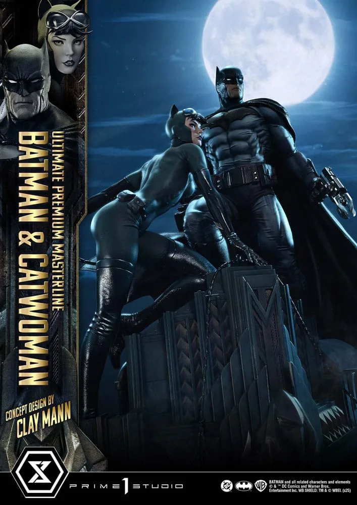 DC Comics Statue – Batman & Catwoman nach Clay Mann 56 cm 18