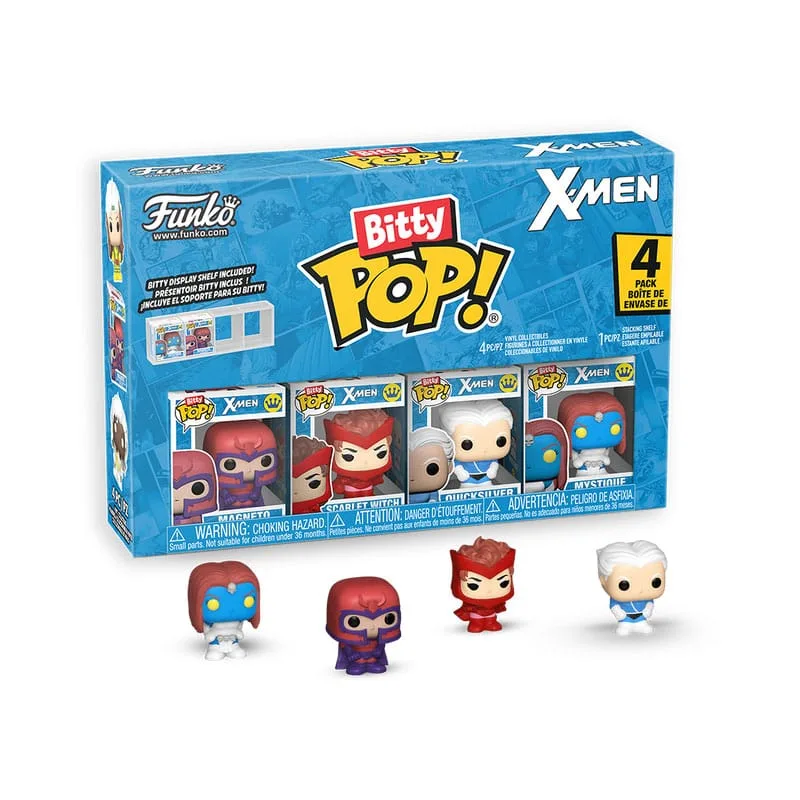 X-Men Vinyl Figure 4-Pack – Magneto Bitty Pop 2.5 cm